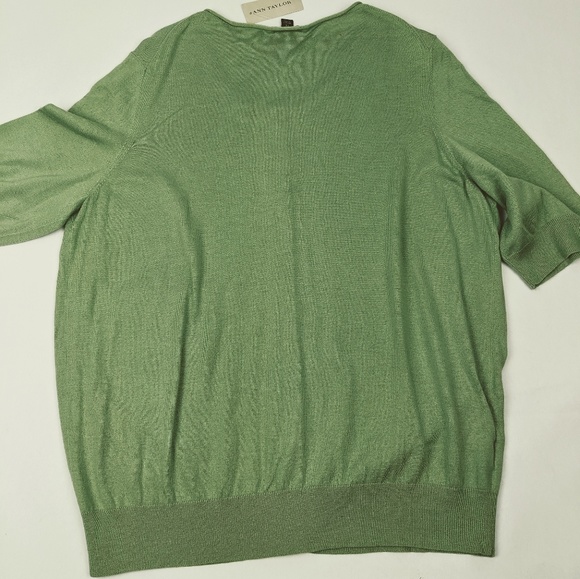 Ann Taylor Cardigan Women's XL Green - Picture 6 of 8